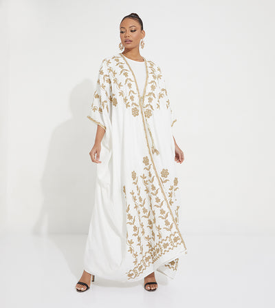 golden EmbroideRed bisht