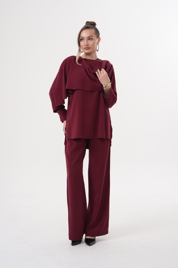 Modern Drape Ensemble