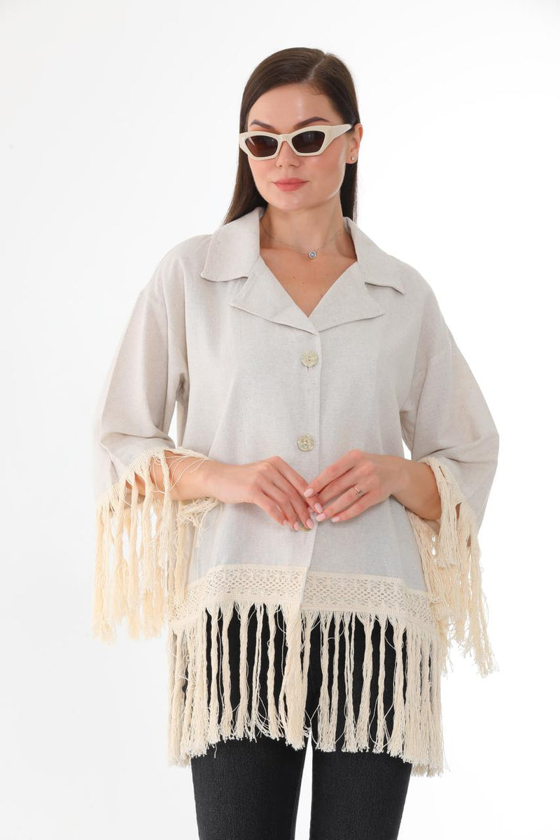 Fringes style shirt