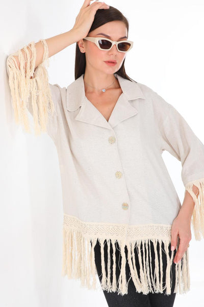 Fringes style shirt