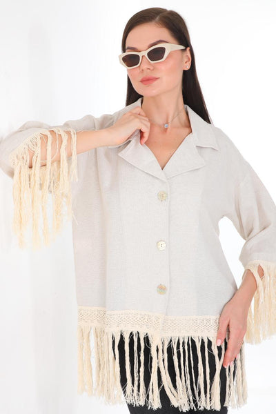 Fringes style shirt