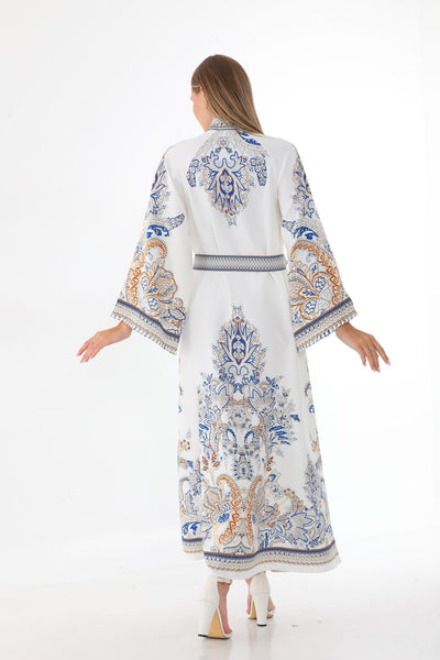 Printed style maxi dress