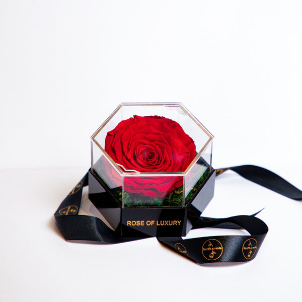 Black Special box Rose Of Luxury