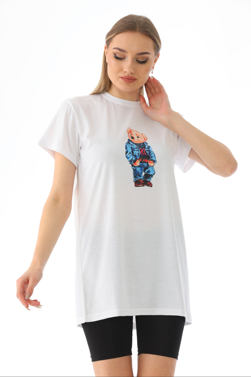 casual bear t shirt
