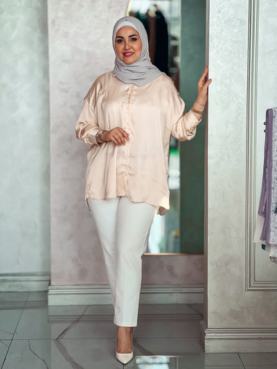 silky shirt
