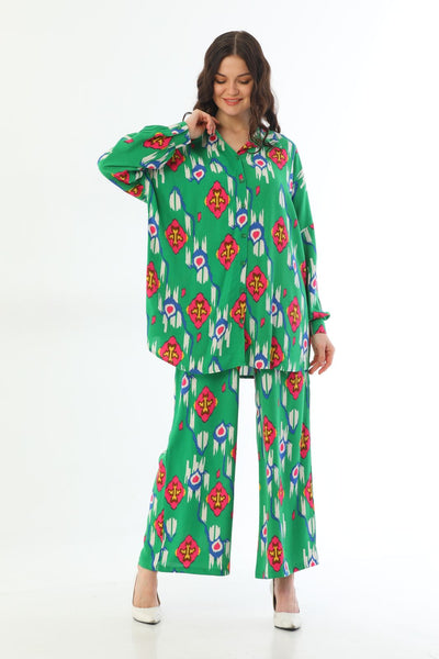 printed style 2 pcs takim