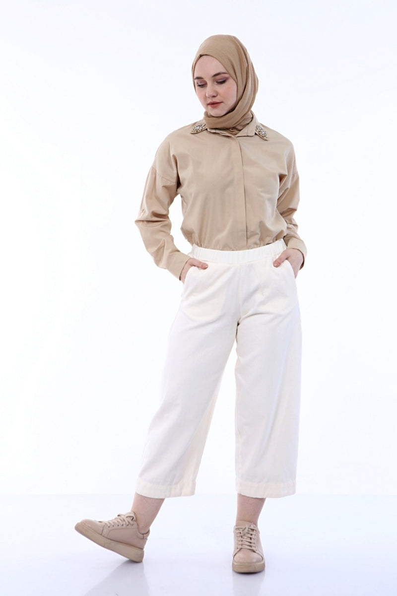 Wide pants jeans