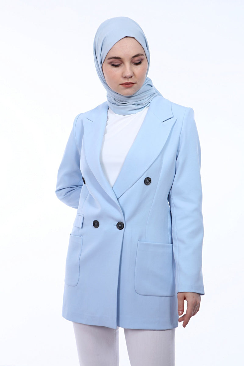 Designed pocket blazer
