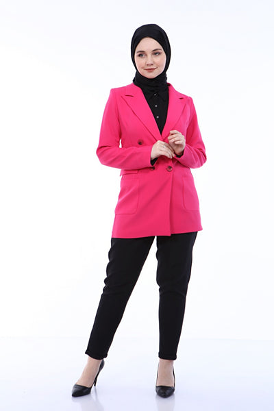 Designed pocket blazer