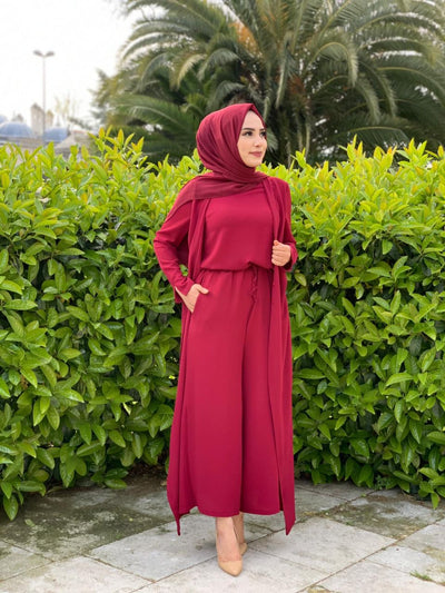 Jump Suit with Jacket & Inner Belt