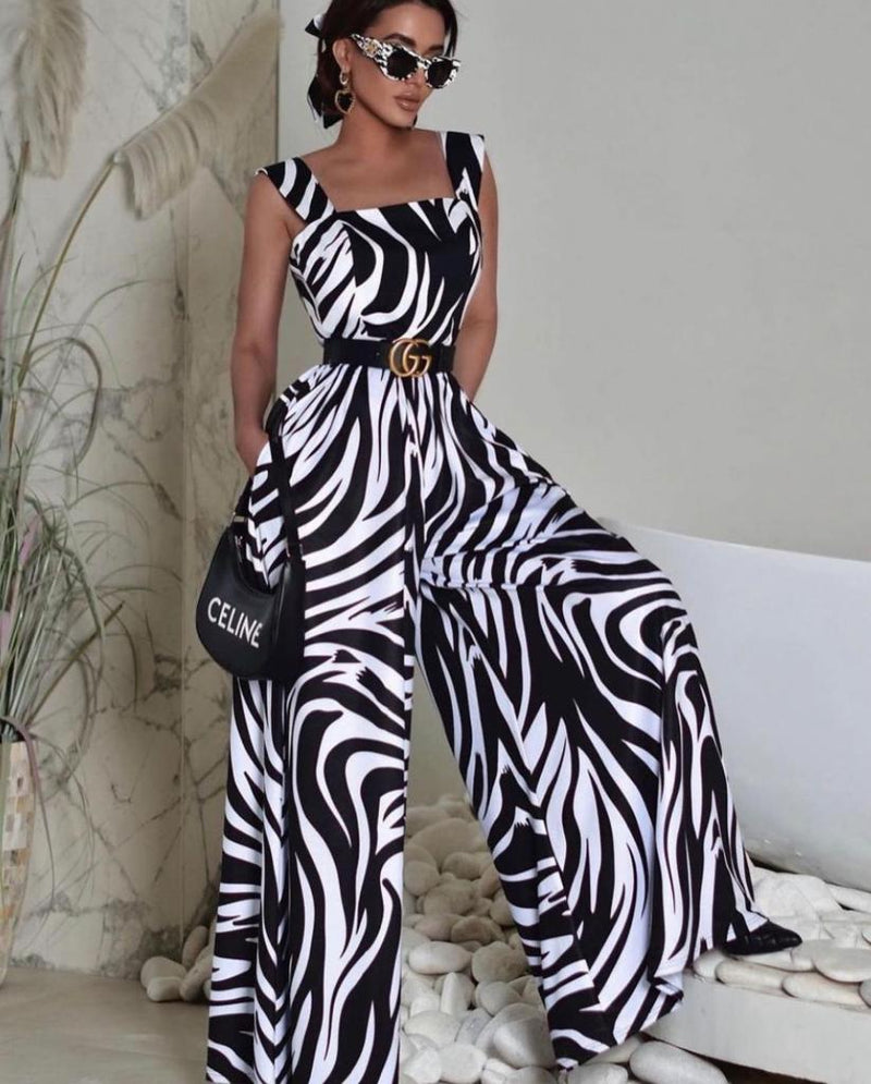 Zebra style Jumpsuit
