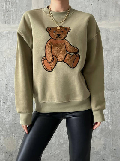teddy bear sweatshirt
