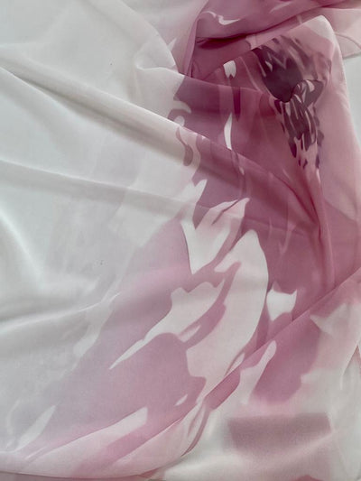 Pink flower hijab