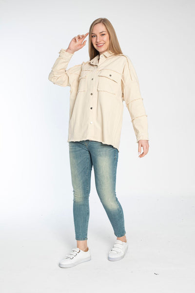 back line EmbroideRed jacket