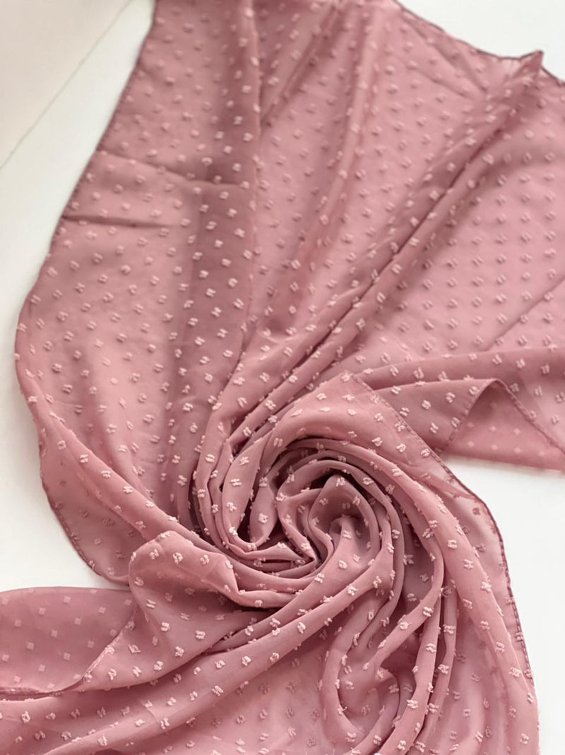 Detailed chiffon hijab