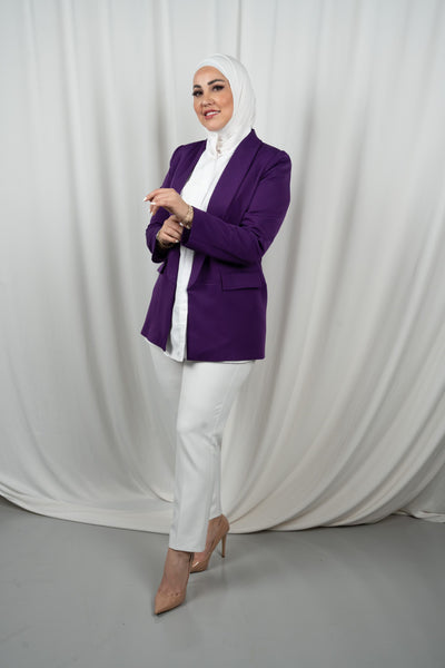 plain formal blazer