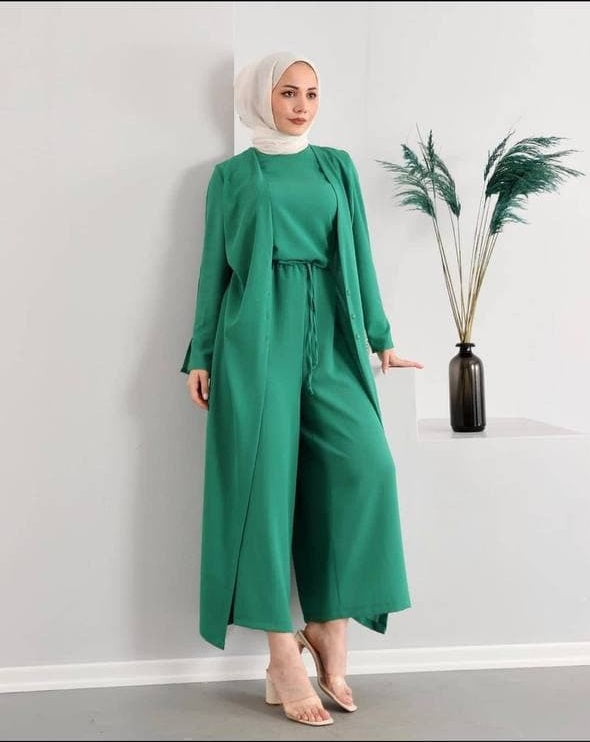Jump Suit with Jacket & Inner Belt