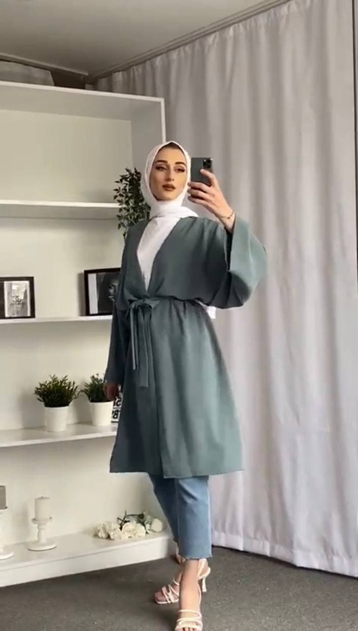 Long cotton jacket
