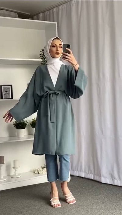 Long cotton jacket