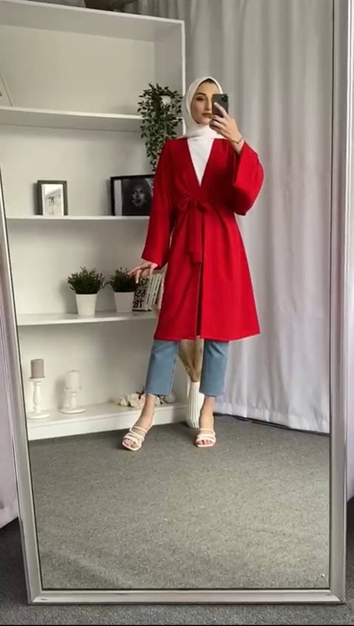 Long cotton jacket