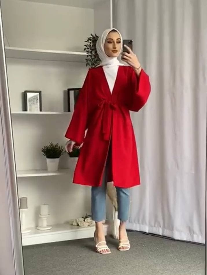Long cotton jacket