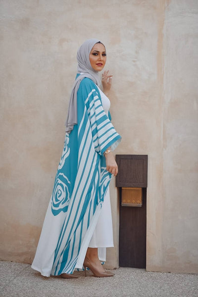 Flower Designed abaya