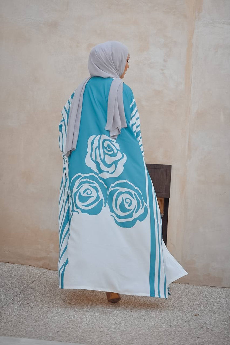 Flower Designed abaya