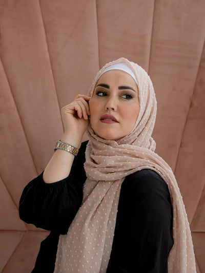 Detailed chiffon hijab