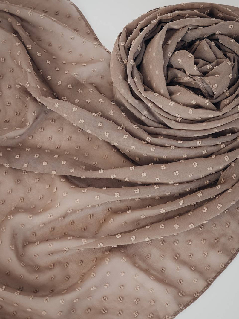 Detailed chiffon hijab