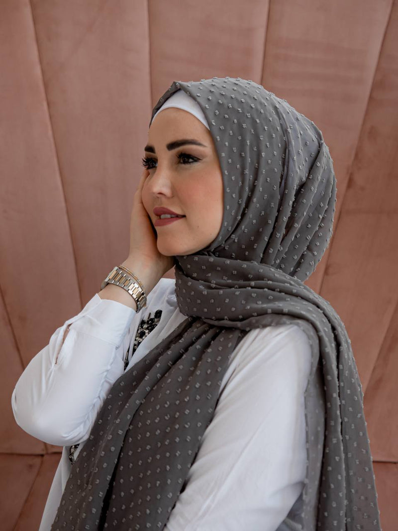 Detailed chiffon hijab