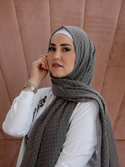 Detailed chiffon hijab