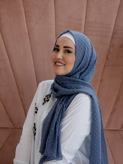 Detailed chiffon hijab