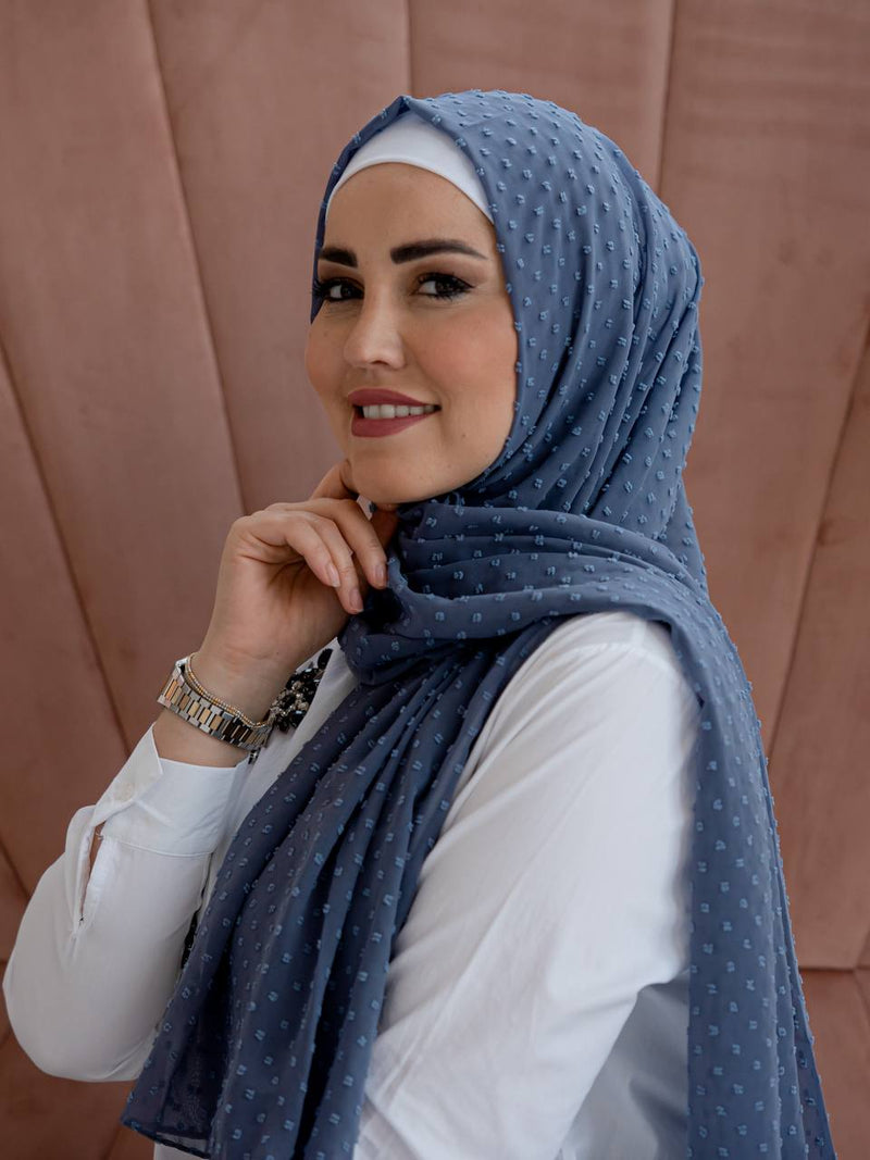 Detailed chiffon hijab