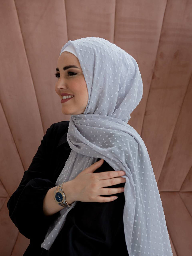 Detailed chiffon hijab