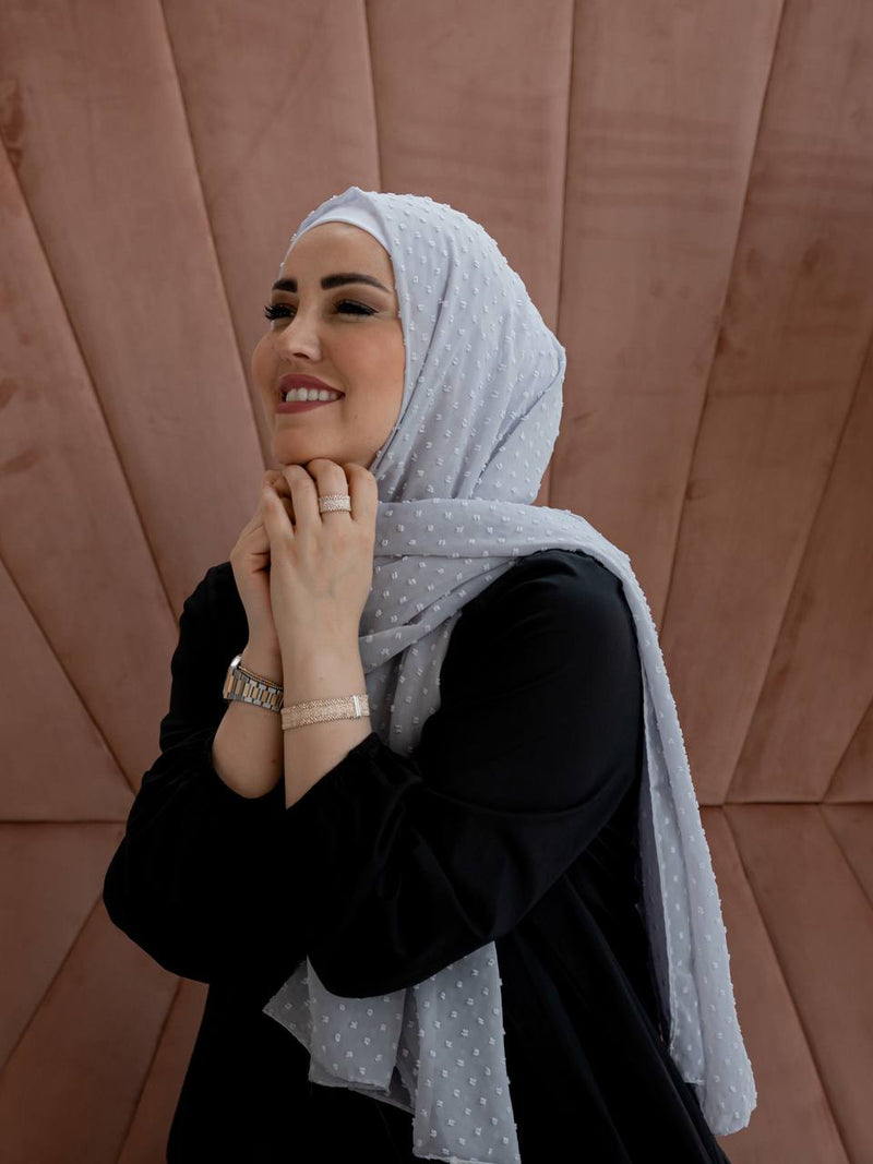 Detailed chiffon hijab