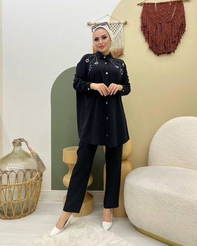 shoulder stoned 2 pcs Takim