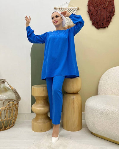 buttoned collar Lenin summery takim