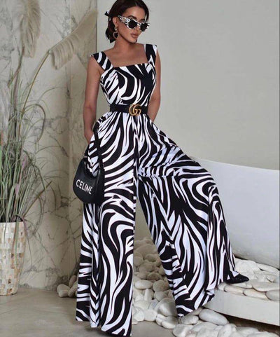 Zebra style Jumpsuit